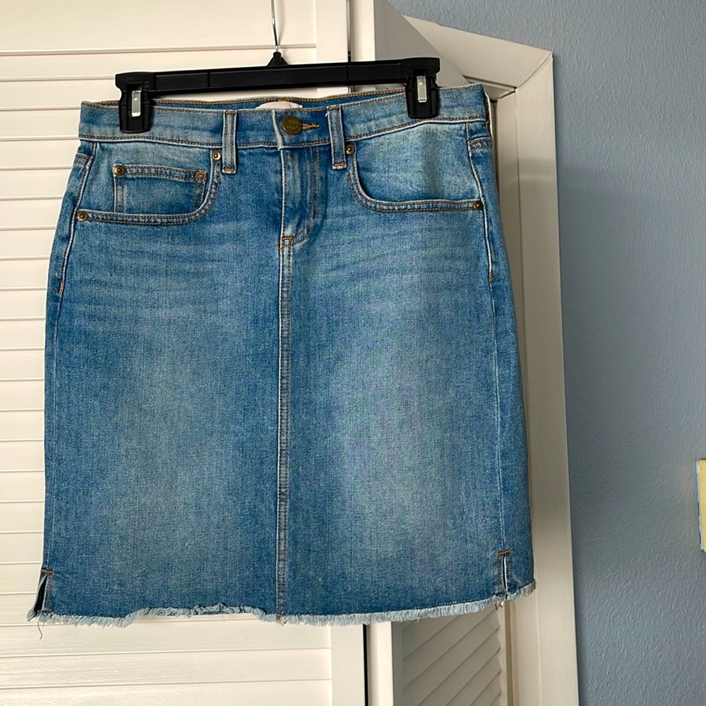 Loft Jean skirt